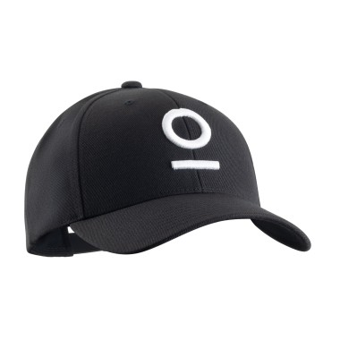 Black Snapback Logo Cap (White)