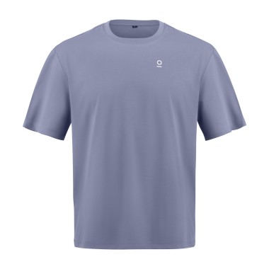 Sorona Boxy Purple Logo Tee (Off-White) ♂