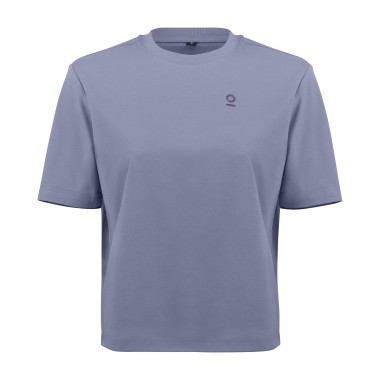 Sorona Boxy Purple Logo Tee (Purple) ♀