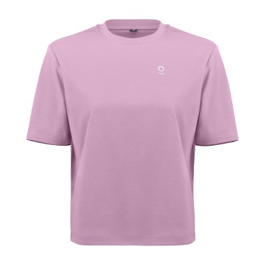 Sorona Boxy Pink Logo Tee (Off-White) ♀